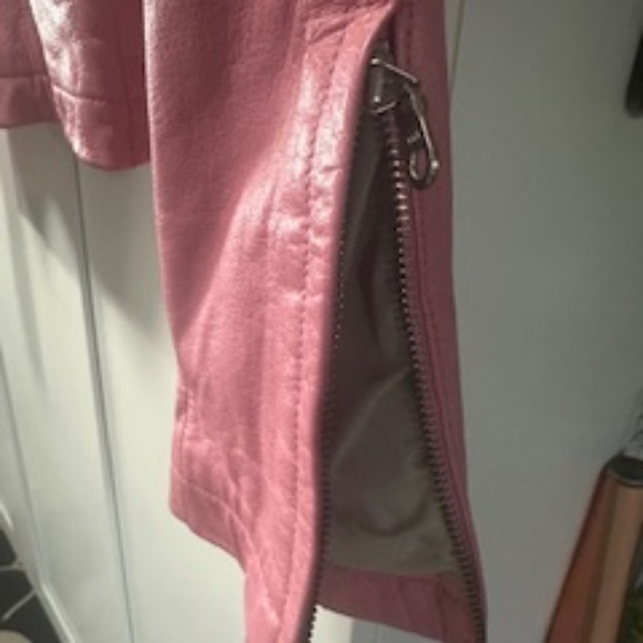 Vintage Wilsons Leather Pink Jacket (S) - Picture 7 of 16